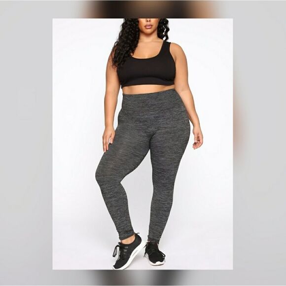 No Boundaries Heather Grey Ankle Leggings - Picture 1 of 5
